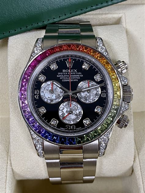 buy rolex rainbow daytona|rolex daytona rainbow cost.